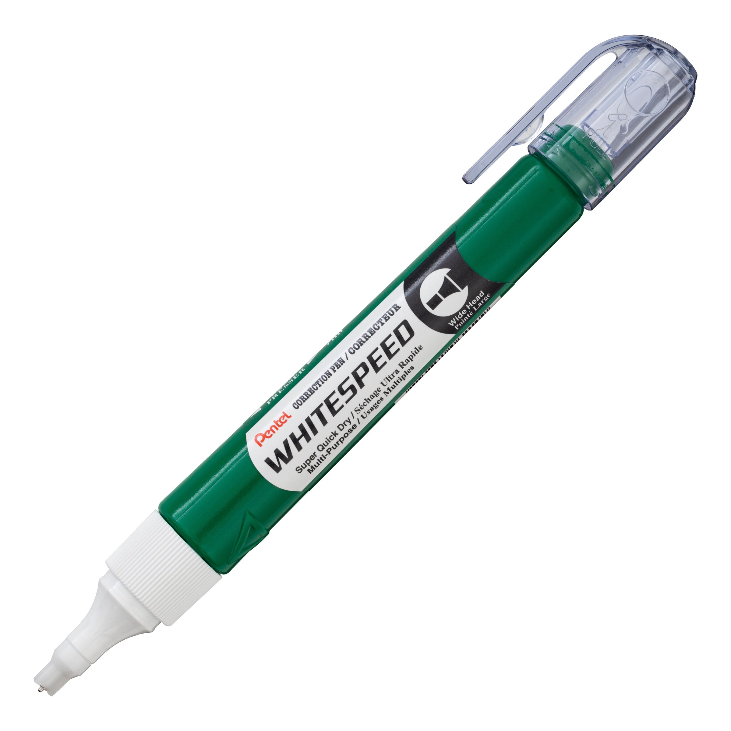 Pentel Whitespeed Correction Pen Broad Point White Correction Fluid 7ml