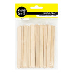 Value Craft Wood Craft Sticks Natural Pack