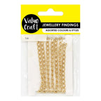 Value Craft Stringing Oval Chain 1m Gold