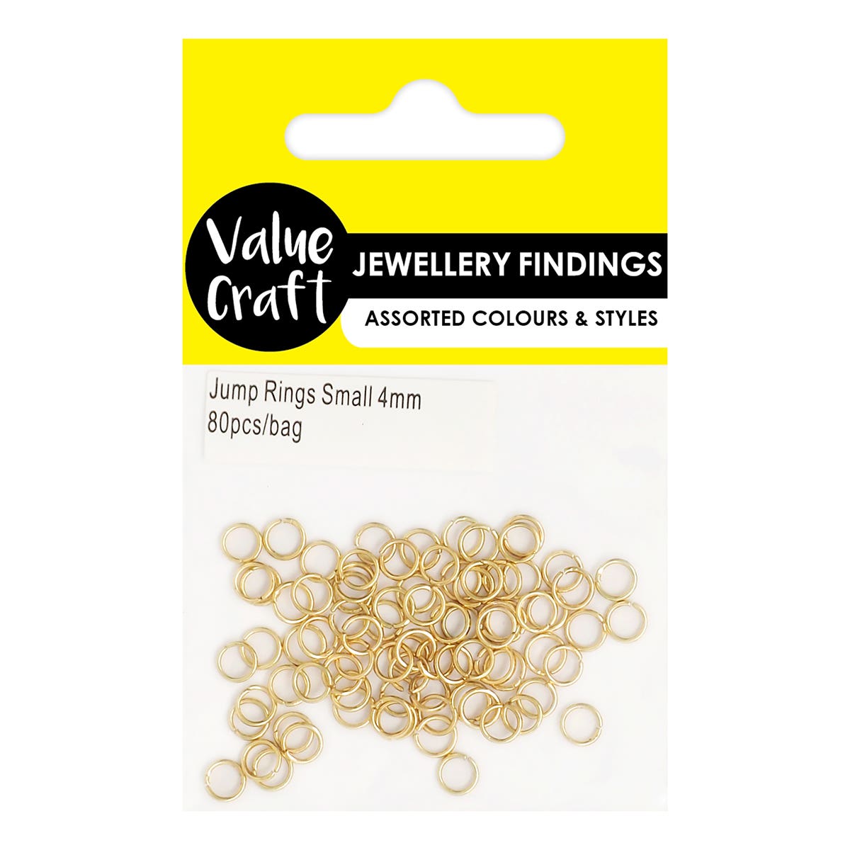 Value Craft Jump Rings Gold