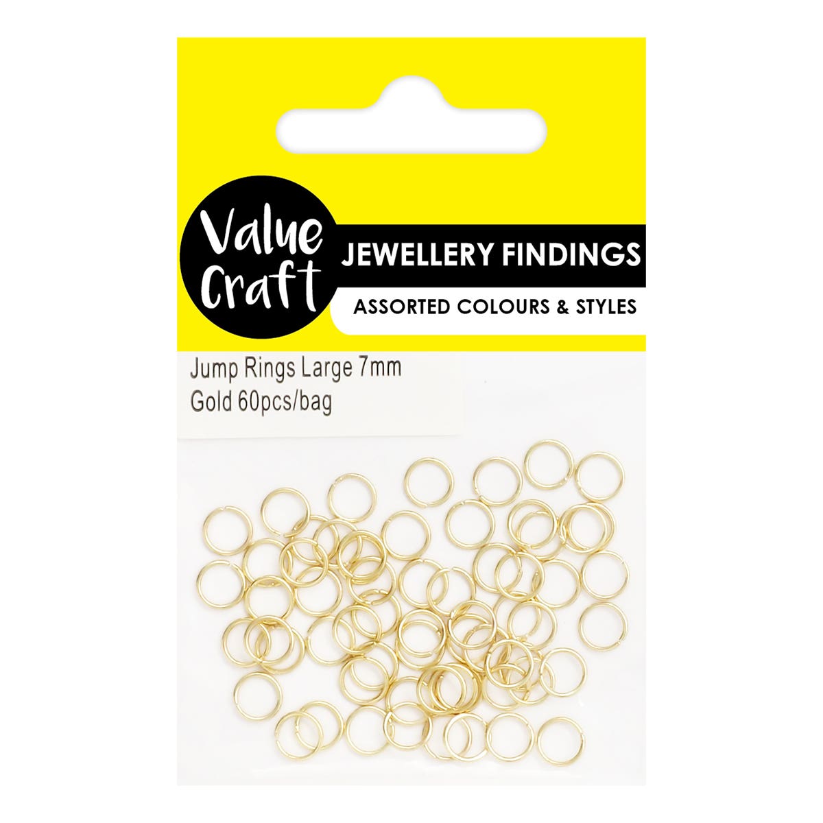 Value Craft Jump Rings Gold