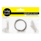Value Craft Jewellery Starter Kit Silver Pack 160