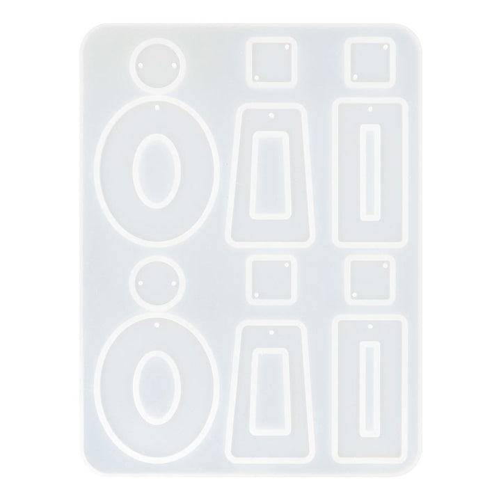 Ribtex Resin Silicone Mould Rectangle Earrings