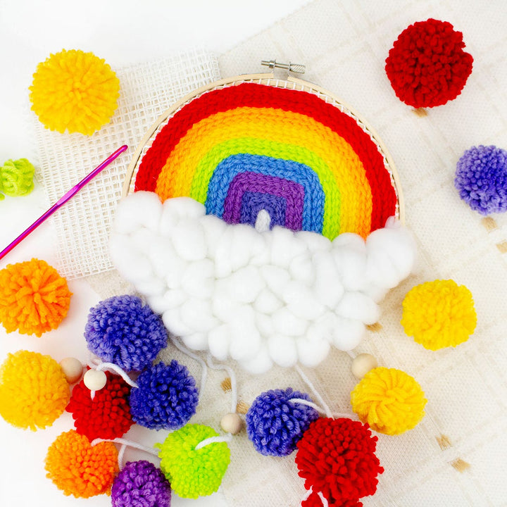 Make It Crochet Wall Hanging Kit 20.3 x 58.4cm Rainbow
