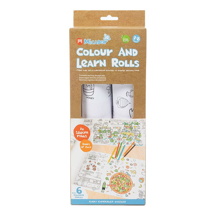 Micador Jr. Colour And Learn Rolls Pack 2
