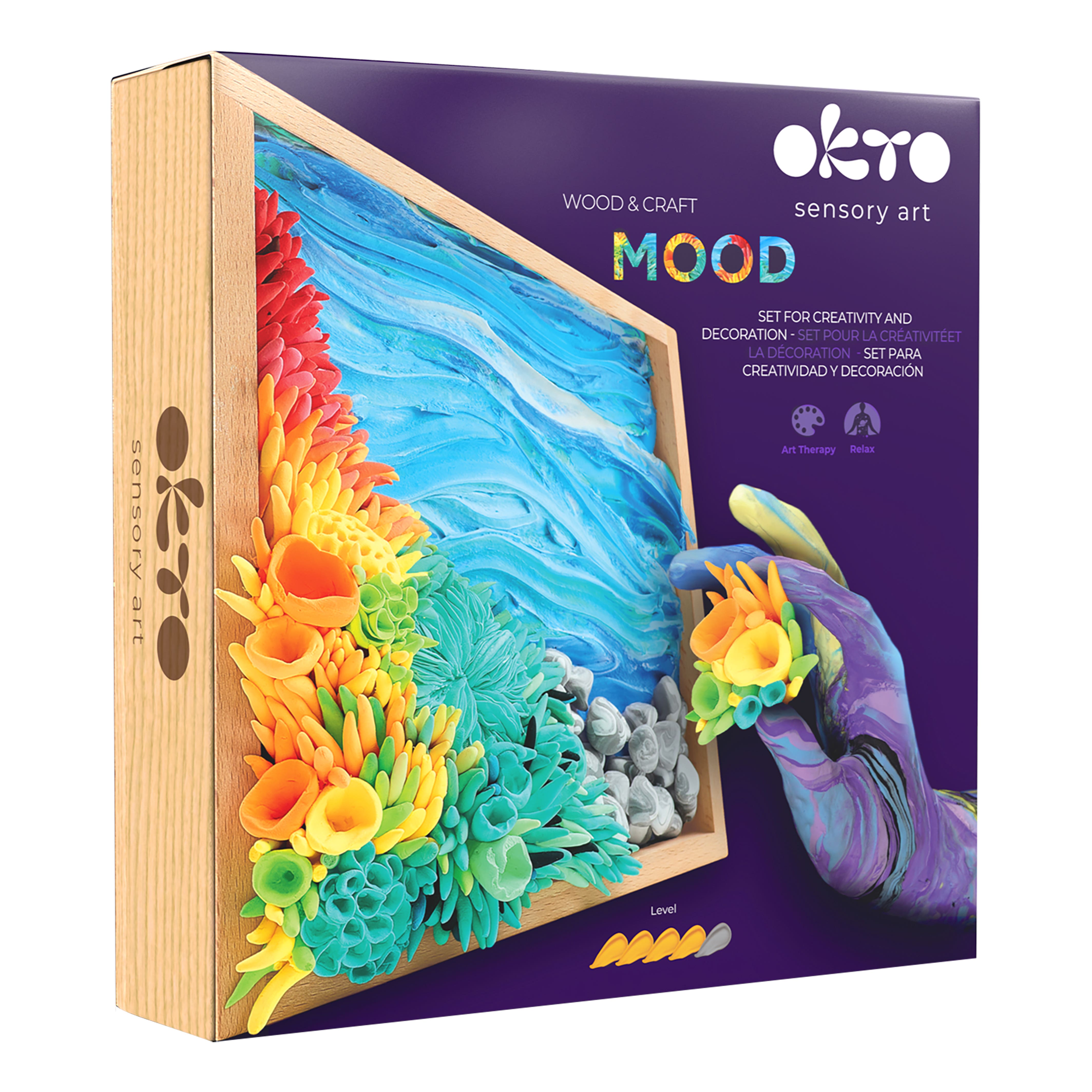 Okto Sensory Wood & Craft DIY Mood Kit Calm