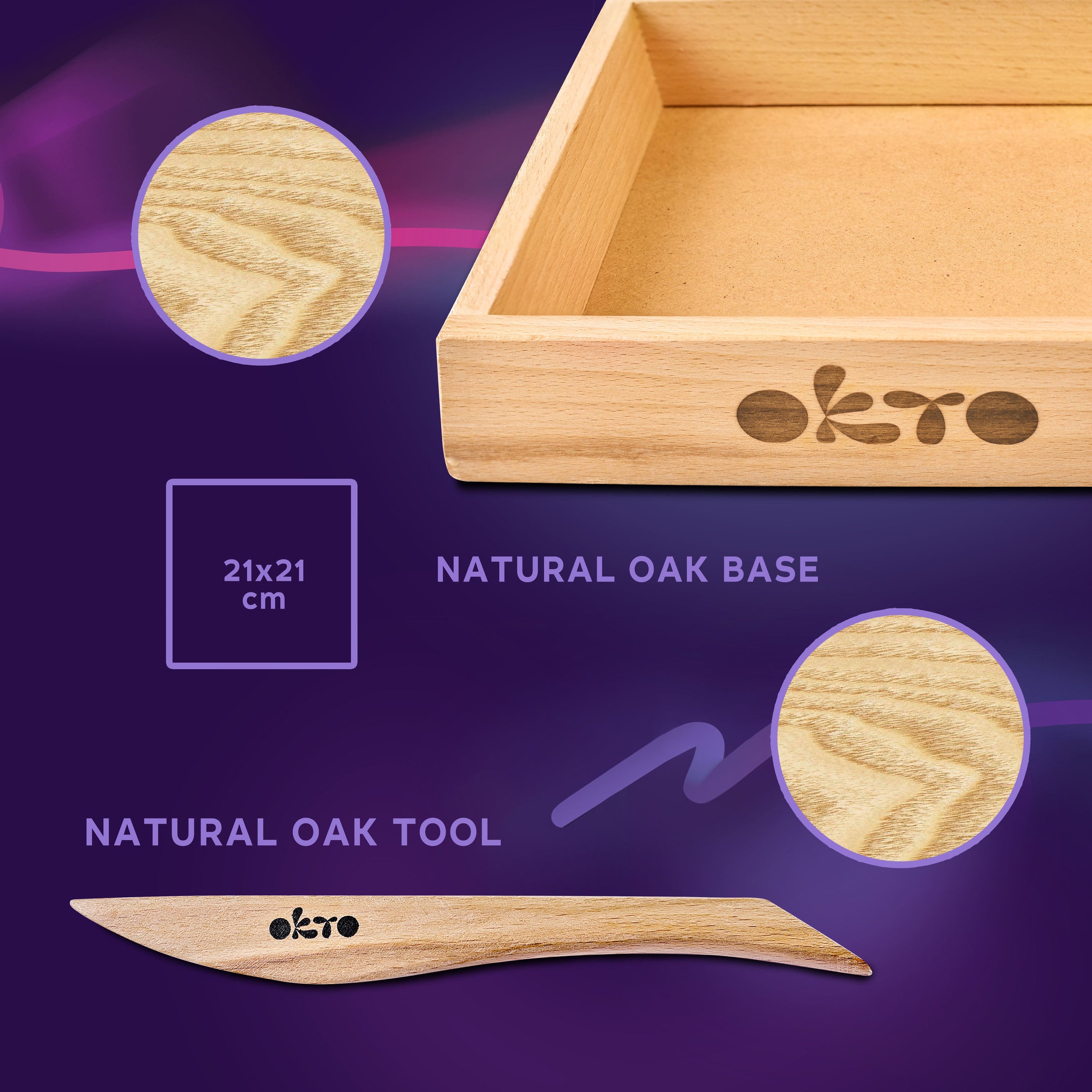 Okto Sensory Wood & Craft DIY Mood Kit Calm