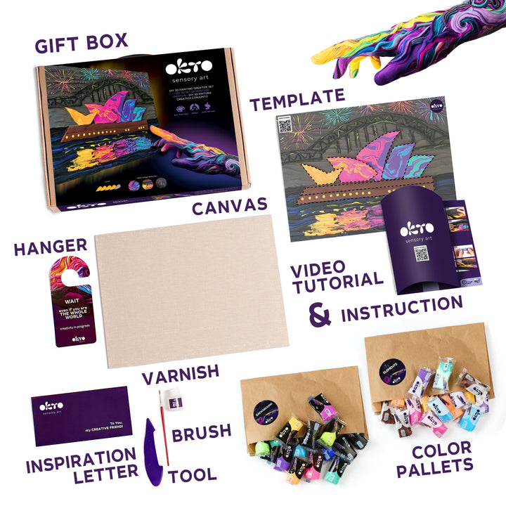 Okto Sensory Art Creative Kit Sydney Opera House