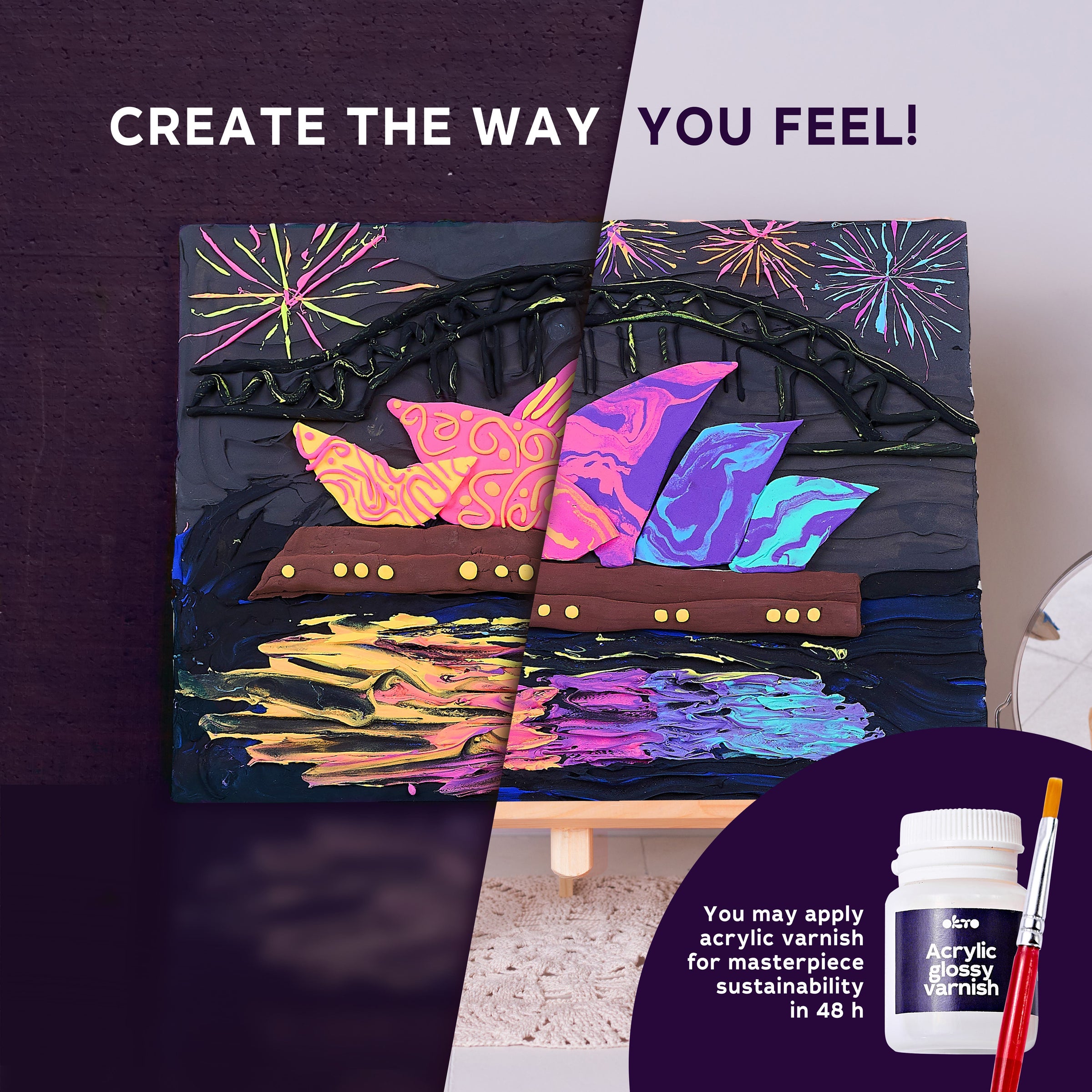 Okto Sensory Art Creative Kit Sydney Opera House