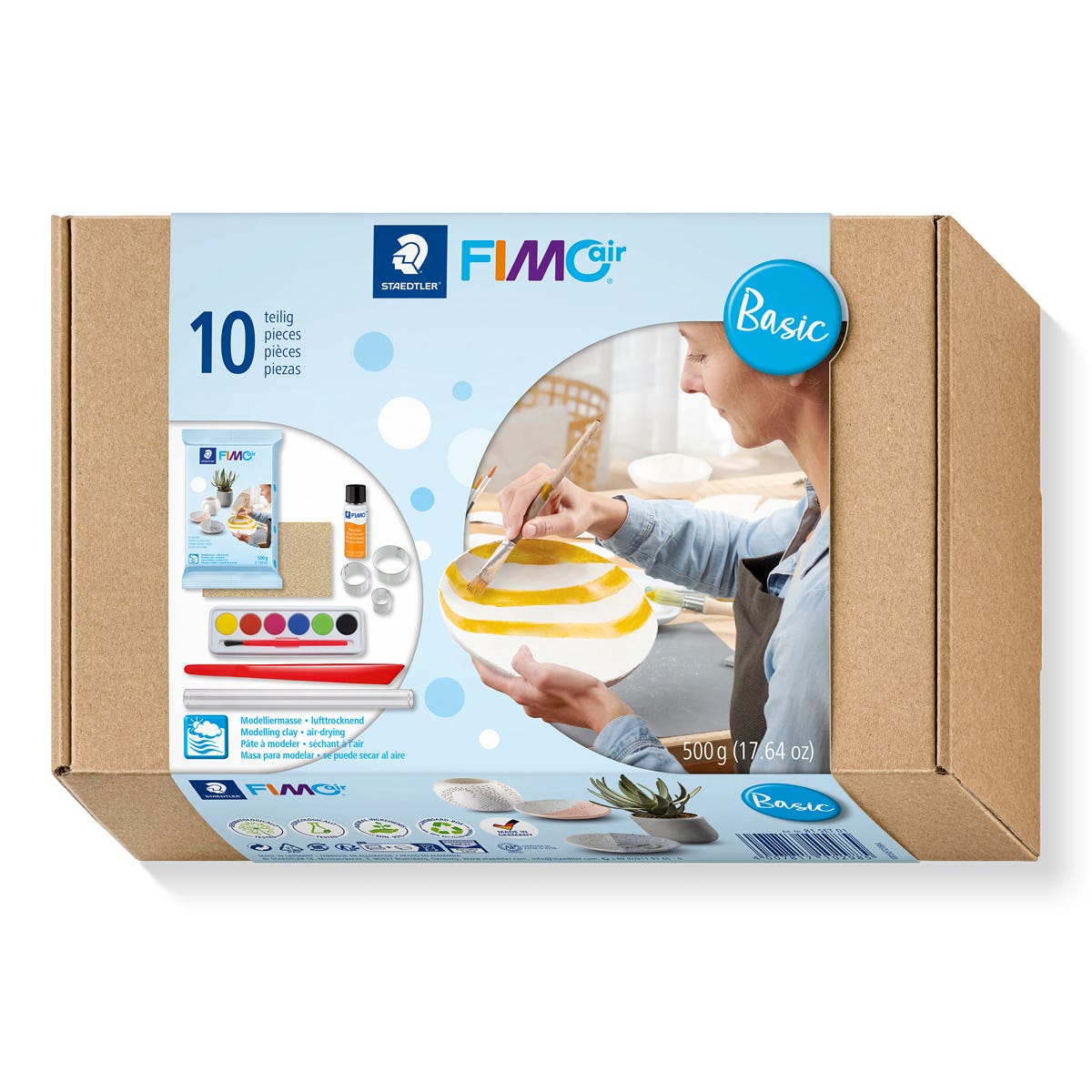 STAEDTLER FIMOair Basic Modelling Clay Set