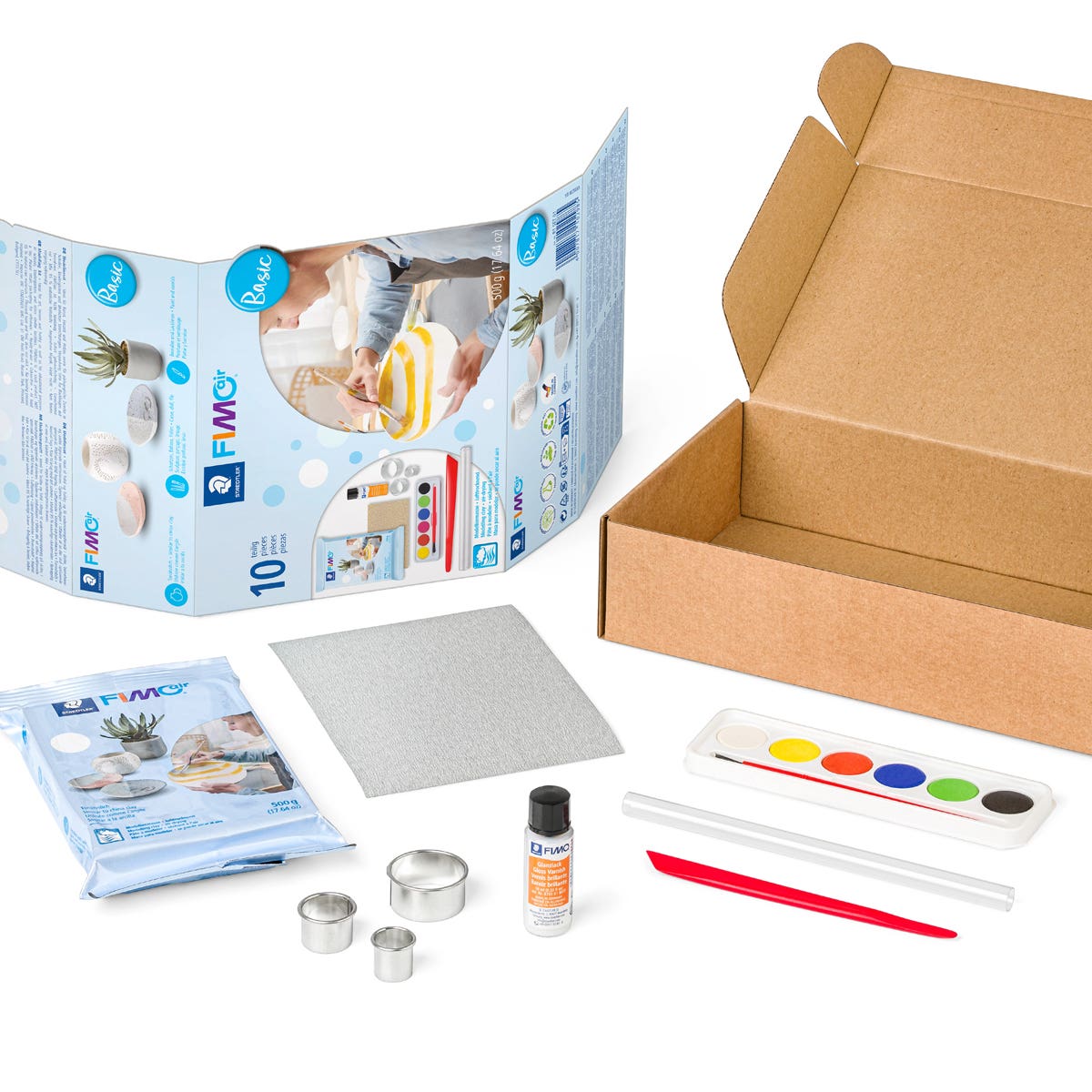 STAEDTLER FIMOair Basic Modelling Clay Set