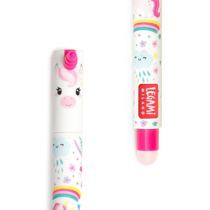 Legami Erasable Gel Pen Unicorn (Pink Ink)