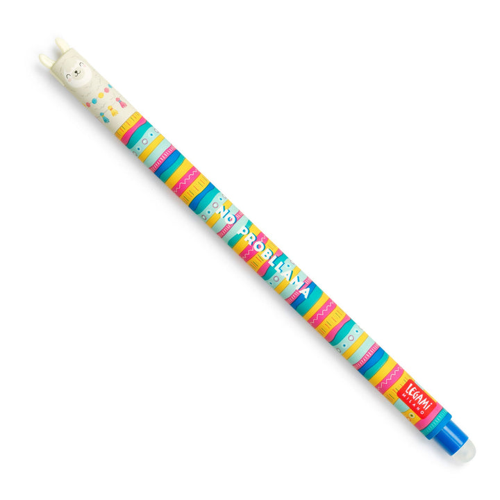 Legami Erasable Gel Pen Llama (Blue Ink)