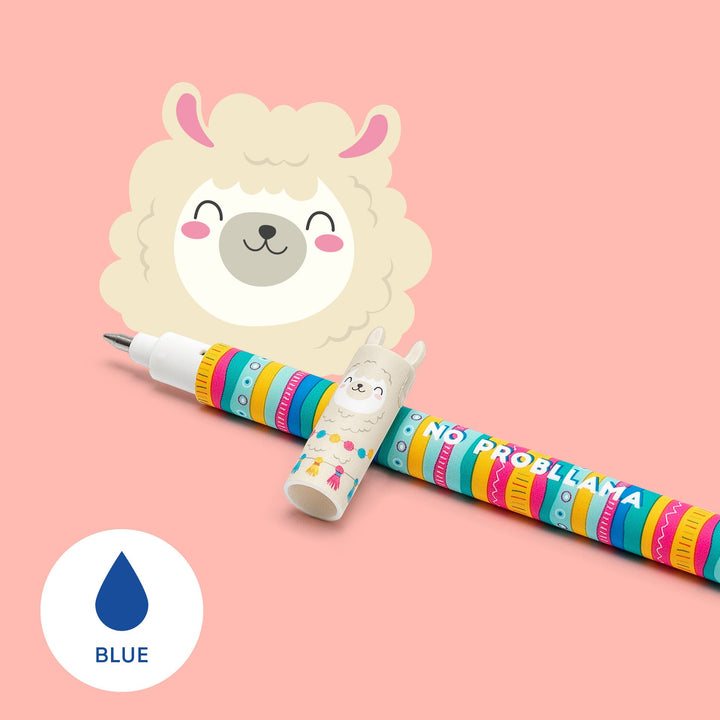 Legami Erasable Gel Pen Llama (Blue Ink)