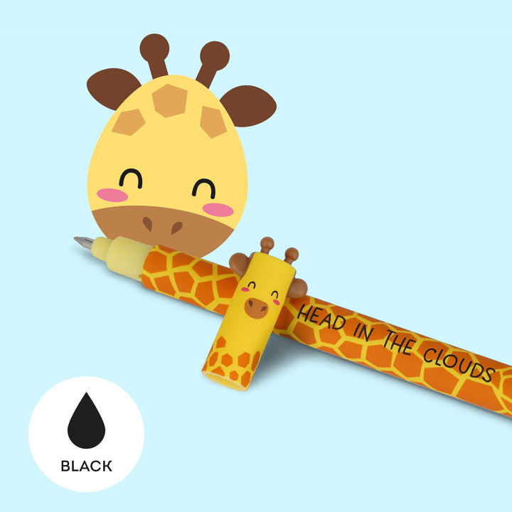 Legami Erasable Gel Pen Giraffe (Black Ink)