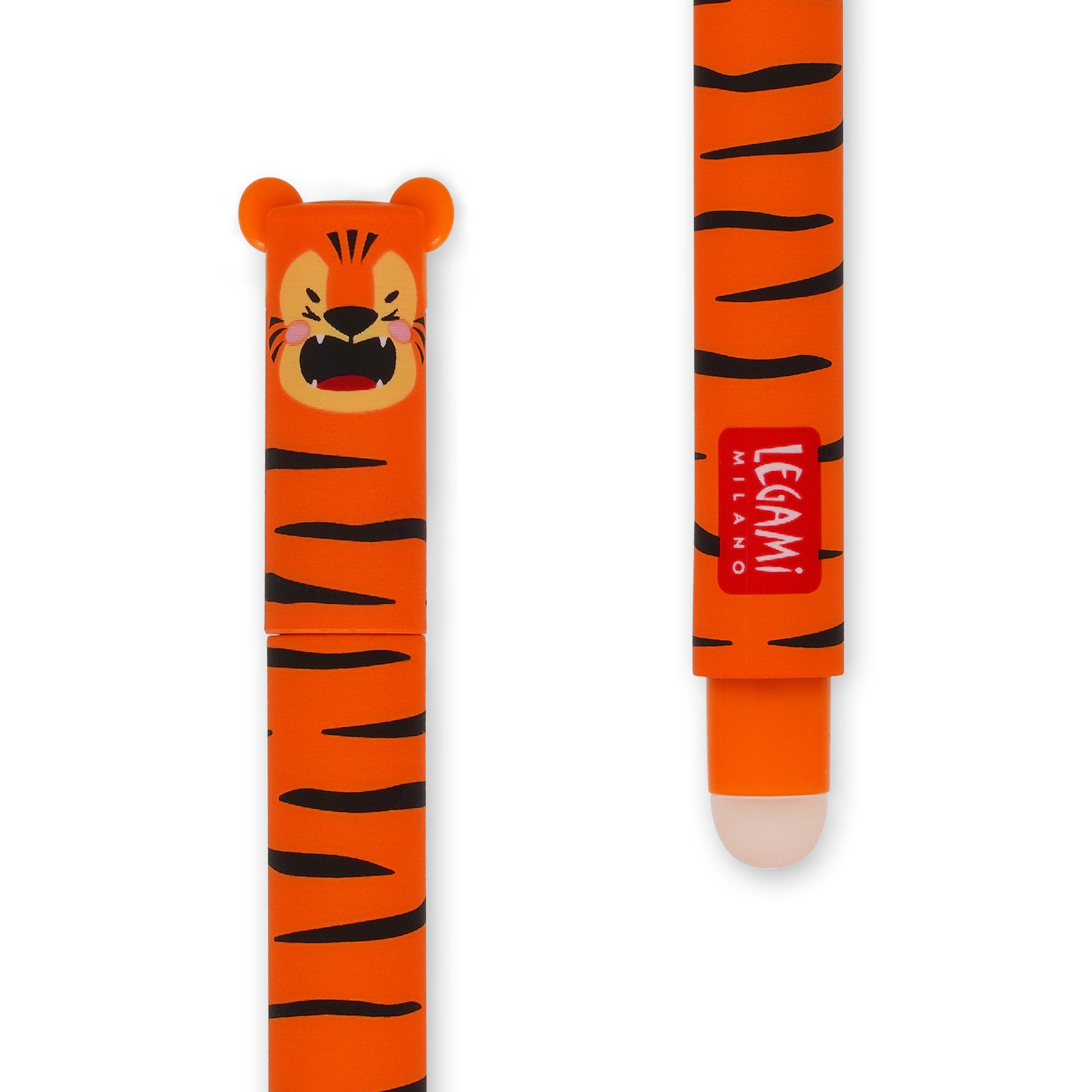 Legami Erasable Gel Pen Tiger (Orange Ink)