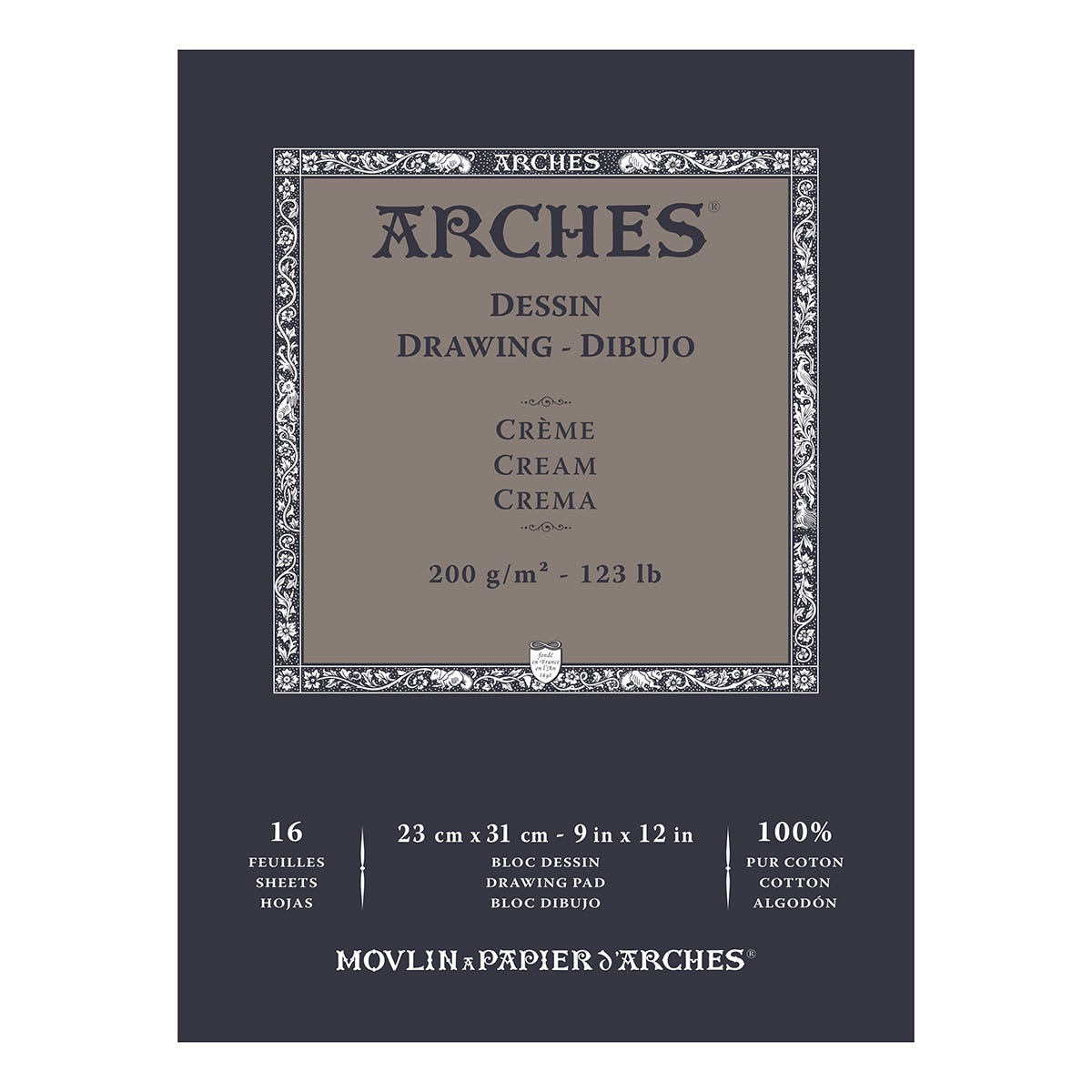 Arches Velin d'Arches Cream Pad 200gsm