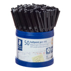 STAEDTLER Ballpoint Pen Stick 430 Medium Black Cup 50
