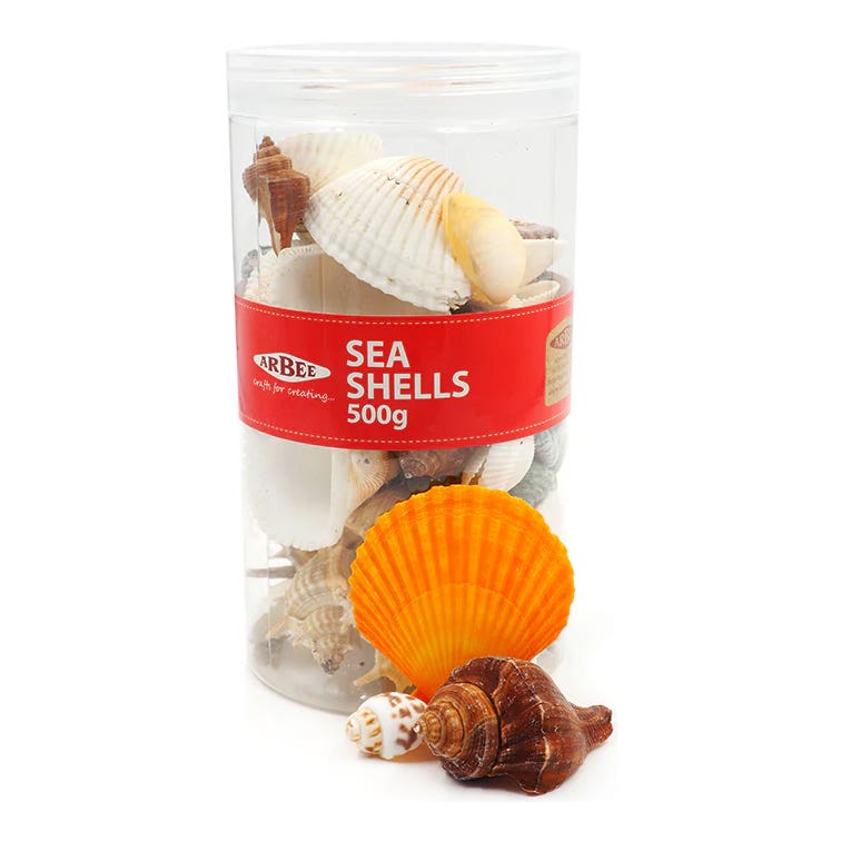 Arbee Seashells Tub Assorted 500g