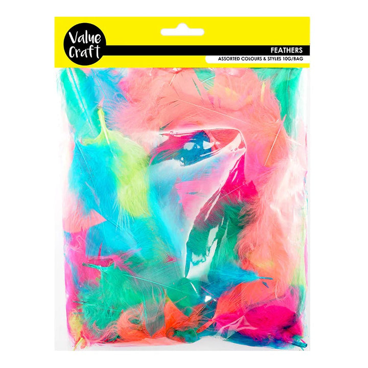 Value Craft Feathers Bright Mix 10g