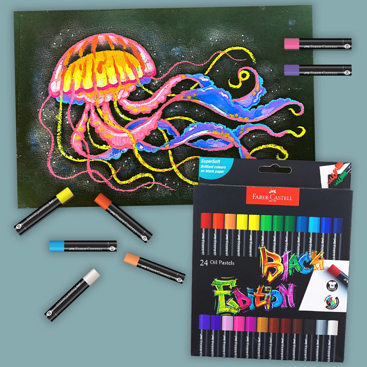 Faber-Castell Black Edition Oil Pastel Sets