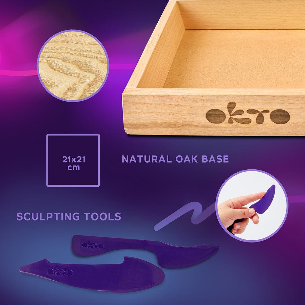 Okto Wood & Craft DIY Little Worlds Kids Kit Mommy Troll