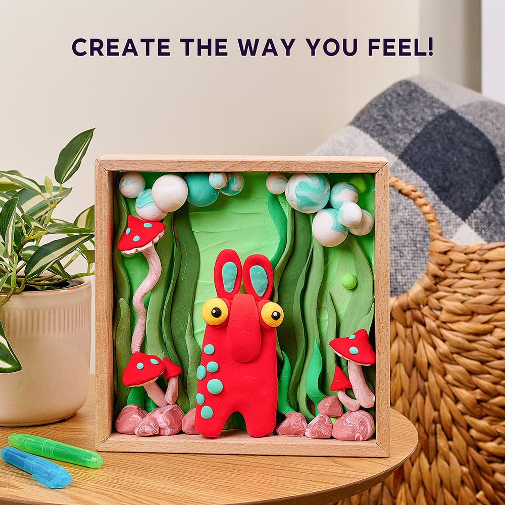 Okto Wood & Craft DIY Little Worlds Kids Kit Mommy Troll