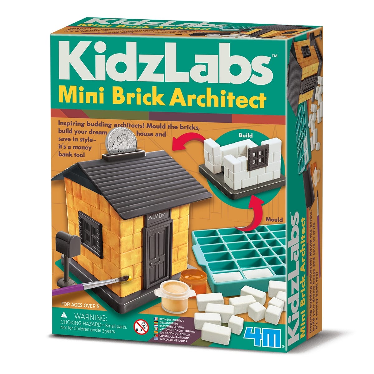 4M Kidzlabs Mini Brick Architect Kit