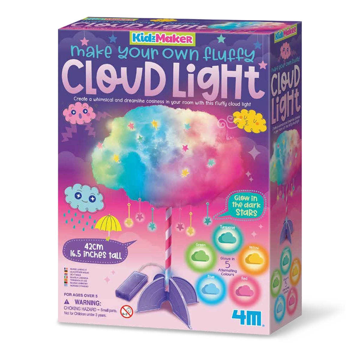 4M Kidzmaker Make your Own Fluffy Cloud Light Kit