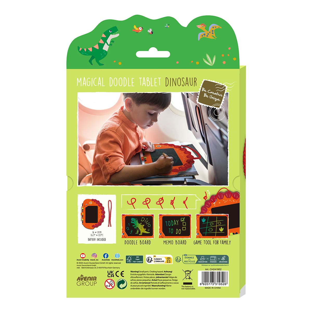 Avenir LCD Artdoodle Board - Dinosaur