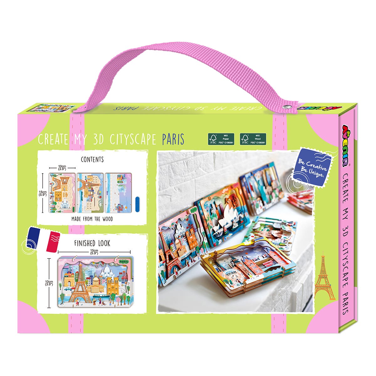 Avenir Create My Cityscapes Puzzle Kit - Paris
