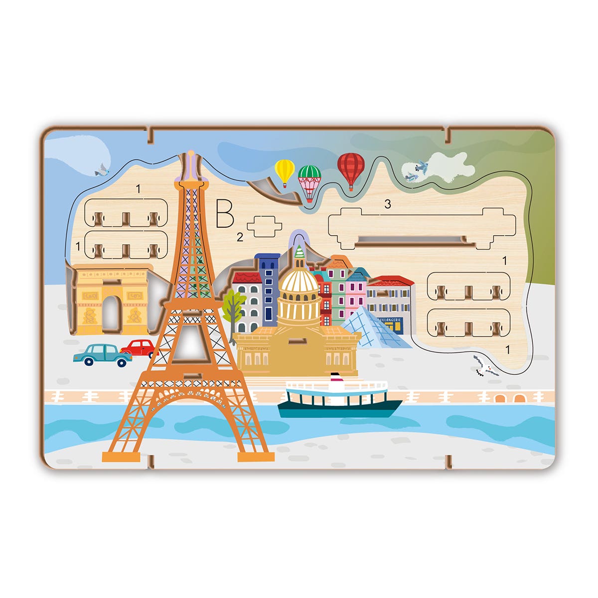 Avenir Create My Cityscapes Puzzle Kit - Paris