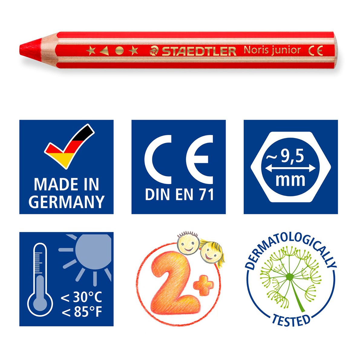 STAEDTLER Noris Junior 3 In 1 Classic Set 6