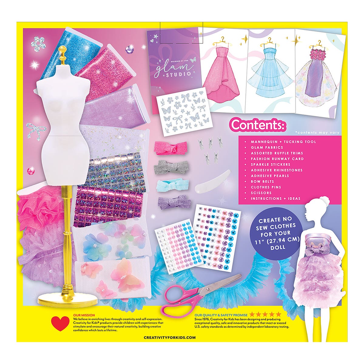 Faber-Castell Creativity for Kids Glam Dress Studio Kit