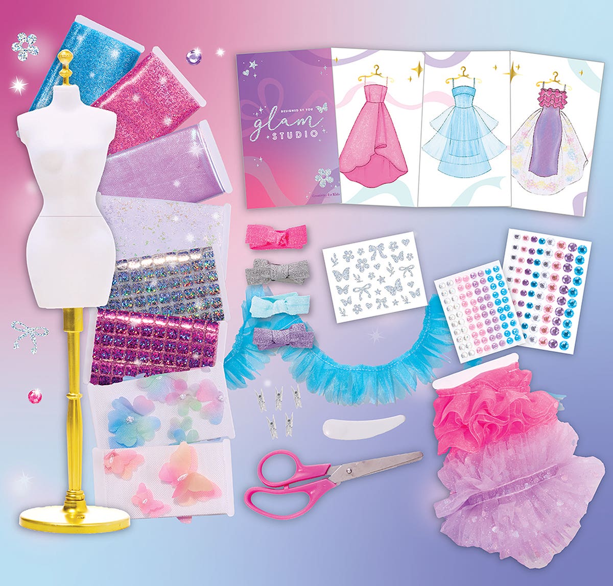 Faber-Castell Creativity for Kids Glam Dress Studio Kit