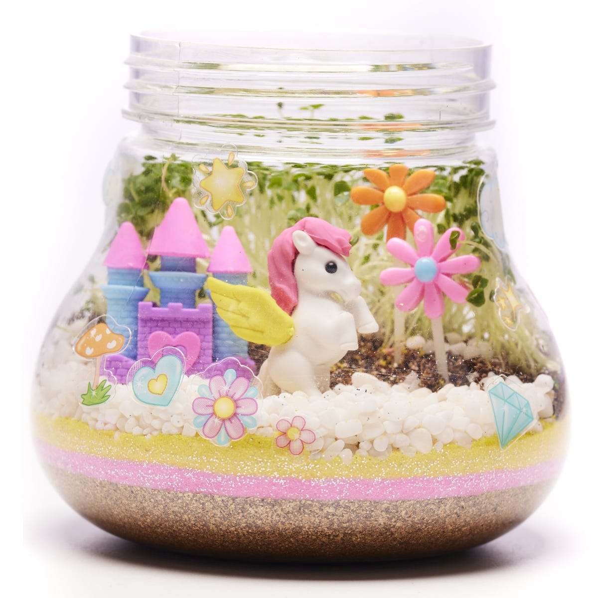 Faber-Castell Creativity for Kids Unicorn Forrest Plant & Grow Terrarium Kit