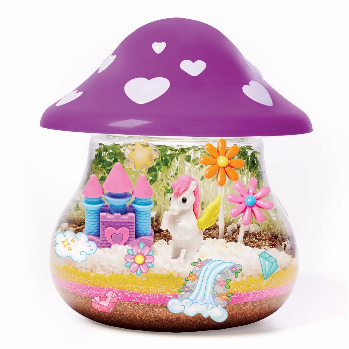 Faber-Castell Creativity for Kids Unicorn Forrest Plant & Grow Terrarium Kit