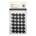 Profile Black Felt Bumper Wall Protectors Pack of 48