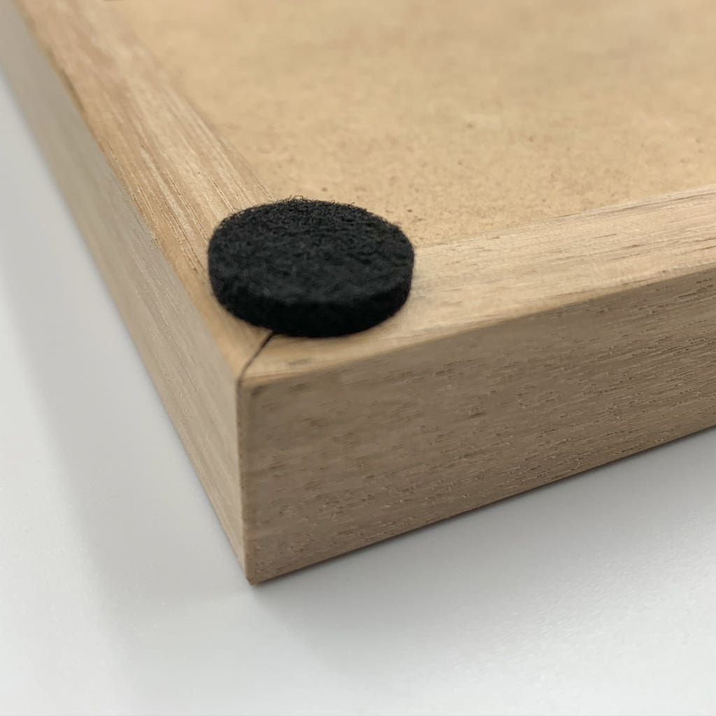 Profile Black Felt Bumper Wall Protectors Pack of 48
