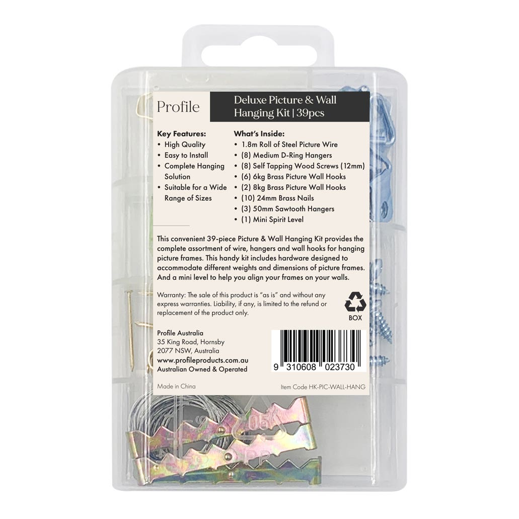 Profile Deluxe Picture & Wall Hanging Kit 39