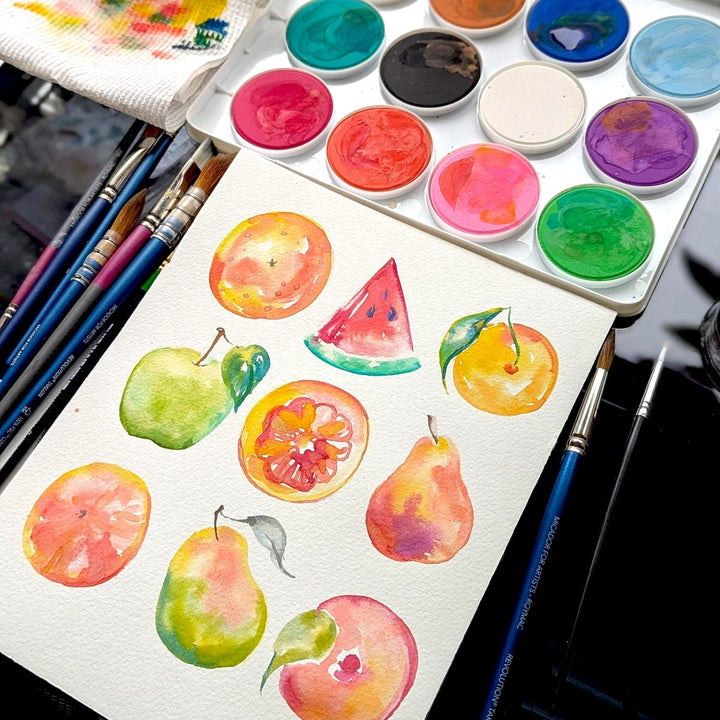 Micador Jr. Jumbo Watercolour Palette Set 12