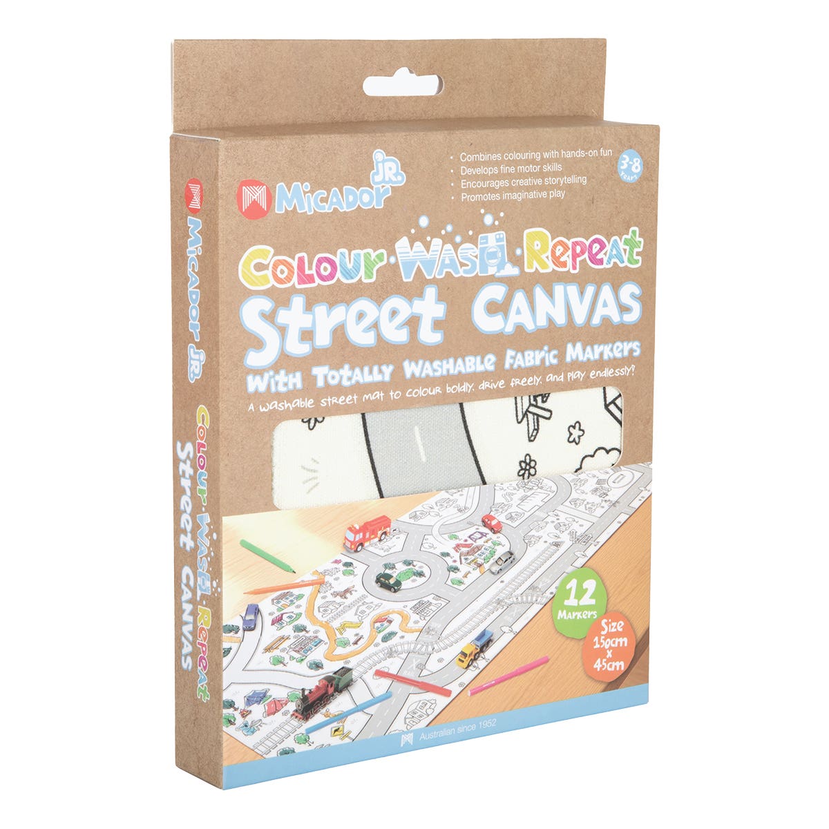 Micador Jr. Colour Wash Repeat Street Canvas