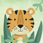 Diamond Dotz Framed Kit Woodland Tiger