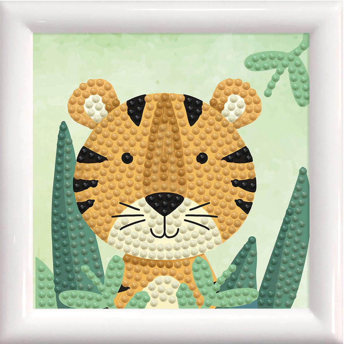 Diamond Dotz Framed Kit Woodland Tiger