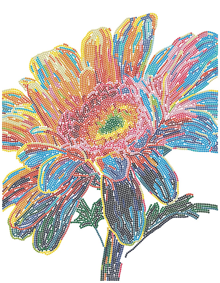 Diamond Dotz Kit Neon Gerbera