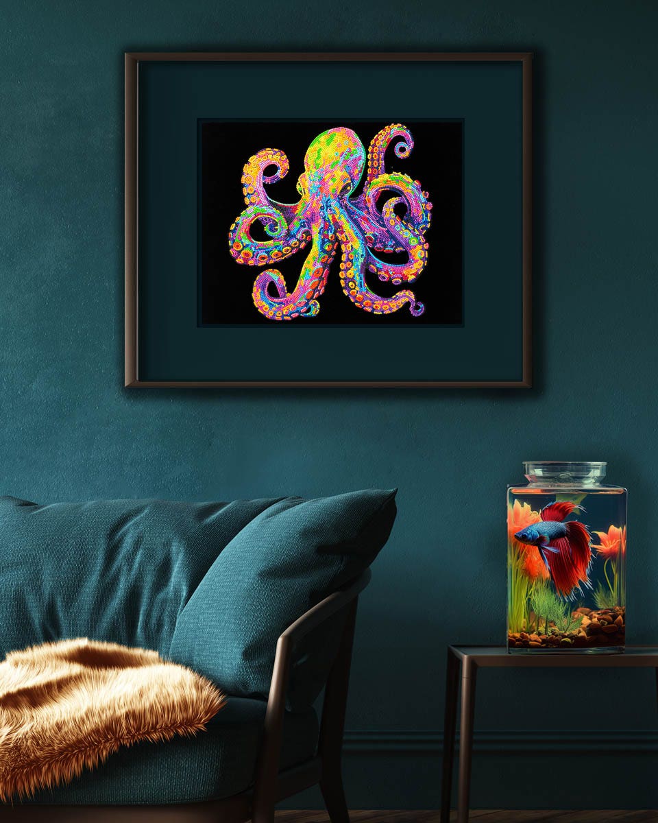 Diamond Dotz Kit Neon Octopus