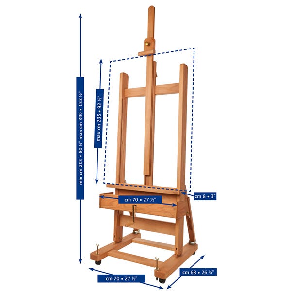 Mabef M04 Cranked Studio Easel