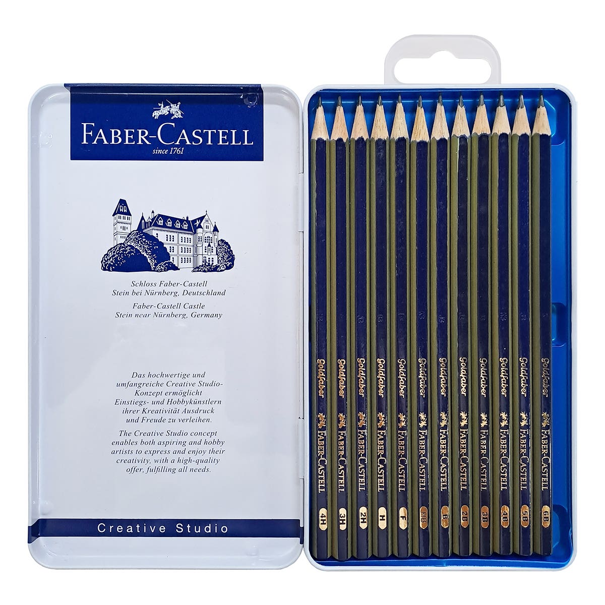 Faber-Castell Goldfaber Creative Studio Graphite Tin Set