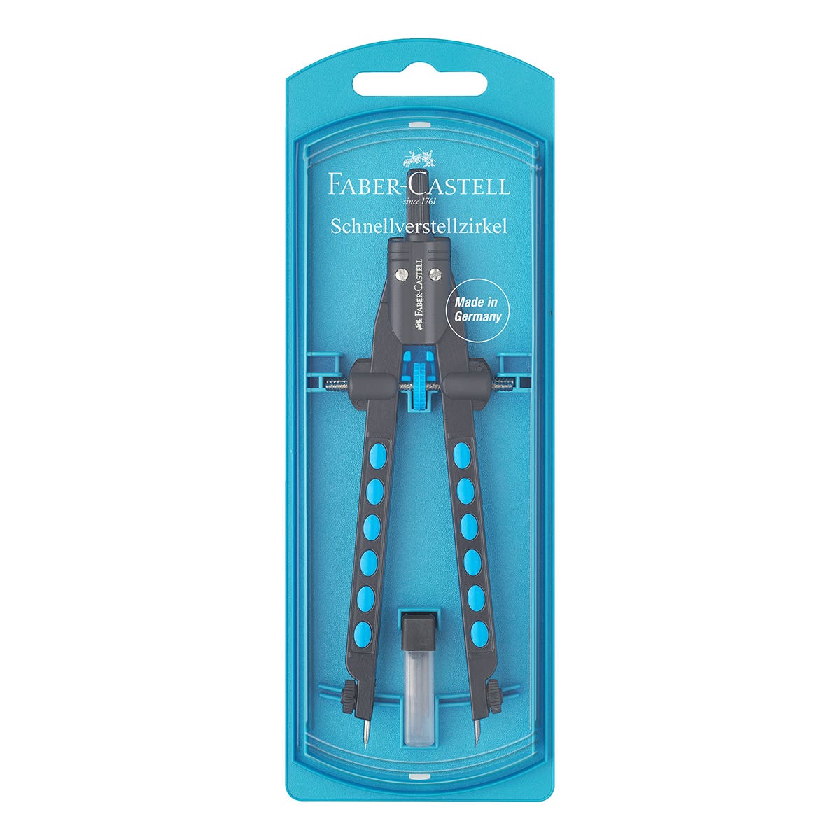 Faber-Castell Quickset Compass Factory Blue
