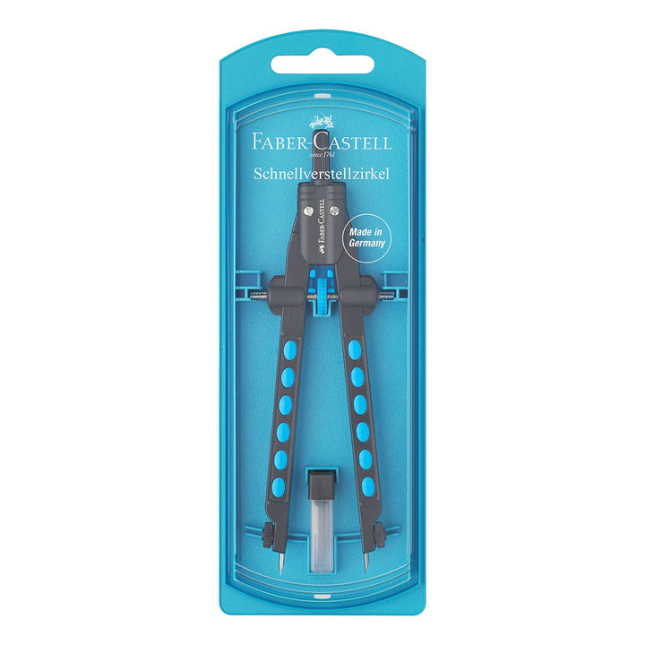 Faber-Castell Quickset Compass Factory Blue
